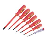 Draper Entièrement Isolé Screwdriver Ensemble Avec Secteur Testeur 7 Pièce 46540