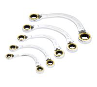 Draper Expert 03941 Hi-Torq 2-Ring R. Demi Lune Jeu de Clé 5 PC