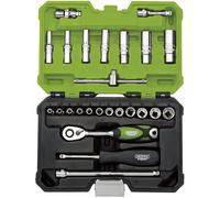 Draper Expert 04463 Ensemble De Douilles Métriques 1/4" Carré Vert (25 Pcs)