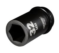 Draper Expert 05146 32 mm 2,5 cm carré d'entraînement Hi-Torq à 6 points Deep Impact Socket, 425D-MM