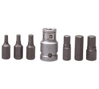 Draper Expert 12197 Coffret embouts 6 pans / porte-embouts 7 pièces