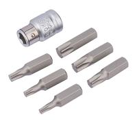 Draper Expert 212246cm Carré Clé Tx-Star Embout et Bout Support Set (7 Pièce)