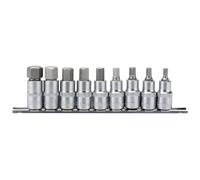 Draper Expert 41421cm Carré Dr. 55mm Métrique Long Hexagonal Prise Bit Set 9 PC