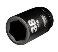 Draper Expert 5132 17 mm 2,5 cm carré d'entraînement Hi-Torq à 6 points Deep Impact Socket, 425D-MM