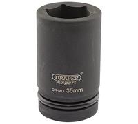 Draper Expert 5132 17 mm 2,5 cm carré d'entraînement Hi-Torq à 6 Points Deep Impact Socket, 425D-MM