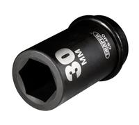 Draper Expert 5132 17 mm 2,5 cm carré d'entraînement Hi-Torq à 6 points Deep Impact Socket, 425D-MM