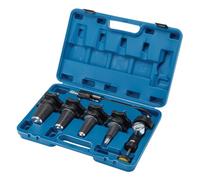 Draper Expert 53591 Kit de Test de Pression Universel pour système de Refroidissement Bleu et Noir 5 pièces