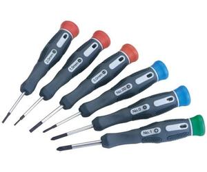 Draper Expert 78924 Coffret de 6 tournevis précision Soft grip