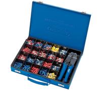 Draper Expert Cliquet Sertissage Outil Et Terminal Kit 220mm PVC Poignées 590pc