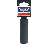 Draper Expert HI-TORQ 12743 Douille à choc profonde 1/2" 17 mm | Douille hexagonale 6 pans | Accessoire de clé en acier au chrome vanadium