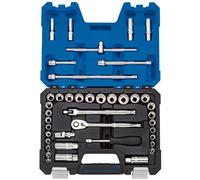 Draper Expert Impérial Métrique Douille Set 1cmD Bleu 41pc 12 Point Chrome 16465