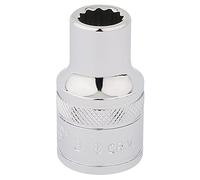 Draper H-af/B Hi-Torq prise 12 point, Bleu, 3/20,3 cm