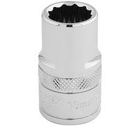 Draper H-mm/B plate à 12 points Socket, Bleu, carré conducteur 1/5,1 cm, 13 mm