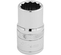 Draper H-mm/B plate à 12 points Socket, Bleu, carré conducteur 1/5,1 cm, 14 mm