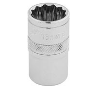 Draper H-mm/B plate à 12 points Socket, Bleu, carré conducteur 1/5,1 cm, 16 mm