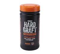 Draper Hard Graft 12436 Boîte de 80 lingettes multi-usages pour texture tuffée