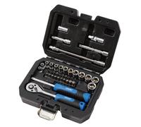 Draper HI-TORQ 24223 Lot de 40 douilles et embouts métriques 6,35 mm