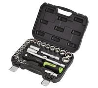 Draper HI-TORQ 24234 Lot de 27 douilles métriques 1/2"