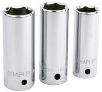 Draper HT-PLUG SET Jeu de Douille bougie Carré conducteur 1/2" Couple élevé