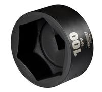 Draper Impact Socket 100mm 1in, 6 Pans, Carré, Chrome Moly, 08510