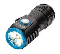 Draper Lampe torche de poche LED rechargeable - 3 x 8 W, 1 800 lumens