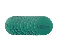 Draper Lot de 10 disques abrasifs secs et humides avec crochet et boucle, 50 mm, grain 1000, vert, taille unique 01109