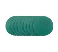 Draper Lot de 10 disques abrasifs secs et humides avec crochet et boucle, 50 mm, grain 400, vert, taille unique 01070
