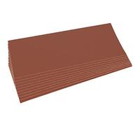 Draper Lot de 10 feuilles abrasives en oxyde d'aluminium 280 x 115 mm, jaune, 59106