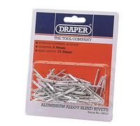 Draper Lot de 50 rivets aveugles 14010, 4 mm x 15,8 mm, bleu
