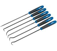 Draper LPH Lot de 6 crochets longue portée Bleu