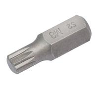 Draper M8 X 30mm Cannelée 10mm Mèches Insérées pour Mécanique Bout Jeux 33341