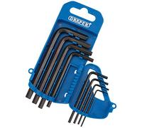 Draper Métrique Clé Hexagonale Set Support (8 Pièces)