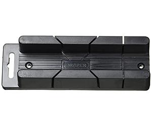 Draper Mini boîte à onglets 200 mm x 35 mm x 50 mm - 48677 - Guide de coupe d'angle en bois Outil à onglet, Bleu