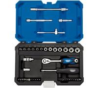 Draper Multi Taille Métrique Douille Set 0.6cmD 43 Pièce Standard Longueur 16479