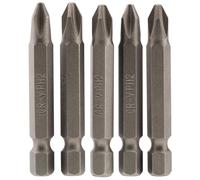Draper No.2 Croix Fente Screwdriver Bout 0.6cm Hexagonale 50mm Long (Pack De 5)