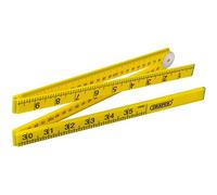 Draper PFR/1 M Plastique Règle pliante, Bleu, 1 m