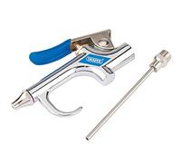 Draper Pistolet de soufflage à longue portée | Buse de sécurité | Capacité maximale de 8 bar/115 psi | Souffleur de poussière | Entrée BSP 6,35 mm | 70830
