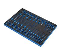 Draper Poignée Souple Screwdriver En Complet Tiroir Eva Insert Plateau 27 Pièce