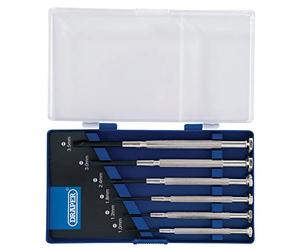 Draper Ps1104 F Tournevis de précision, Bleu, Lot de 6 pièces