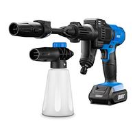 Draper PW16 Nettoyeur Haute Pression sans Fil avec Batterie D20 2 Ah et Chargeur, 16 Bar, Portable et Polyvalent, Bleu
