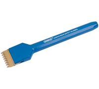 Draper Redline 00755 Ciseau de maintien 200 x 38 mm | Outils à main à tige octogonale | Résistant aux chocs Poignée souple | Peigne Scutch | 00755