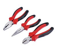 Draper Redline 68001-Jeu de pinces robustes de 160 mm avec poignées gainées souples (3 pièces)