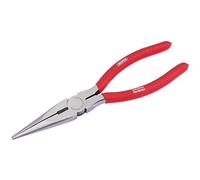 Draper Redline 68238 Pince à bec long | Pince robuste avec poignées trempées en PVC | Pince à bec aiguille de 200 mm