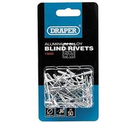 Draper Rivets aveugles 13555, 3,2 mm x 10,8 mm, bleu, lot de 50