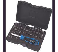 Draper Sécurité Screwdriver Bout Et Conducteur Set 45 Pièce Magnétique Doux Grip