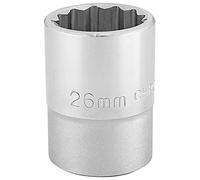 Draper T-MM/B Douille carrée 3/4 12 points (26 mm), Bleu, 26 mm