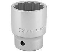 Draper T-MM/B Douille carrée 3/4 12 points (33 mm), Bleu, 33 mm