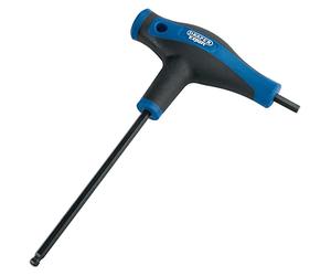 Draper Thex/SG/B Expert Soft Grip "T" Poignée hexagonale et e boule, Bleu, 6.0 mm