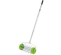 Draper Tools Aérateur de pelouse à tambour à pointes 450 mm Vert Vert G