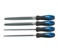 Draper Tools Ensemble de limes d'ingénieur 4 pcs 200 mm 44962 G